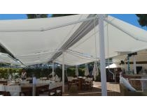 PORTERIA CON TOLDO EXTENSIBLE