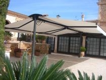PORTERIA CON TOLDO EXTENSIBLE